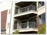 Grey Apartment Deck Rail