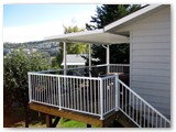 White Classic Picket w/Stairway