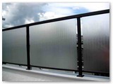 Classic Opaque Glass Rail