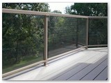 Classic Glass Rail on Deck