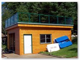 Boathouse Glass Rail - Green