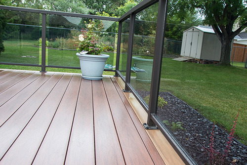 Aluminum Glass Deck Rail - Railing from STAR Systems