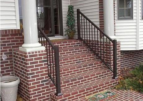 colonialbrown stair rail